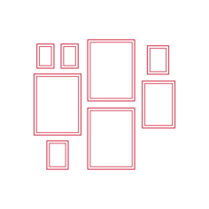 Objects Picture Frames Ikea Knoppang Posters Set 8 Craft Design Svg File, Free Vectors File